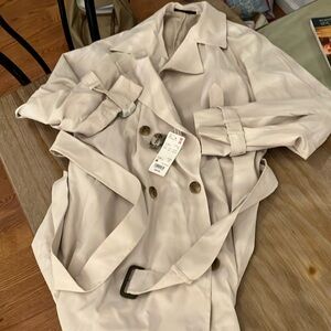 Uniqlo Double Breasted Trench Sz M